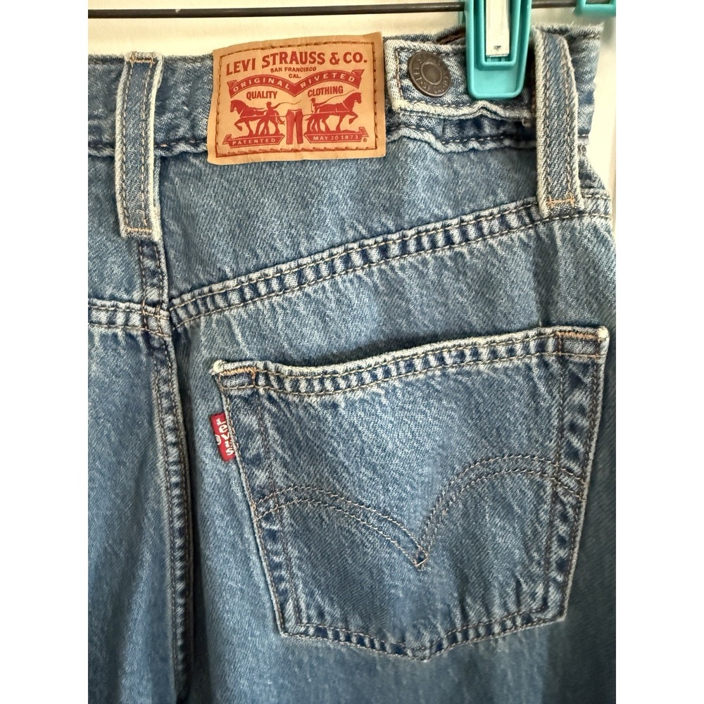 Levis Women's Jeans Cinch Baggy Wide Leg Size 27 - Picture 7 of 9
